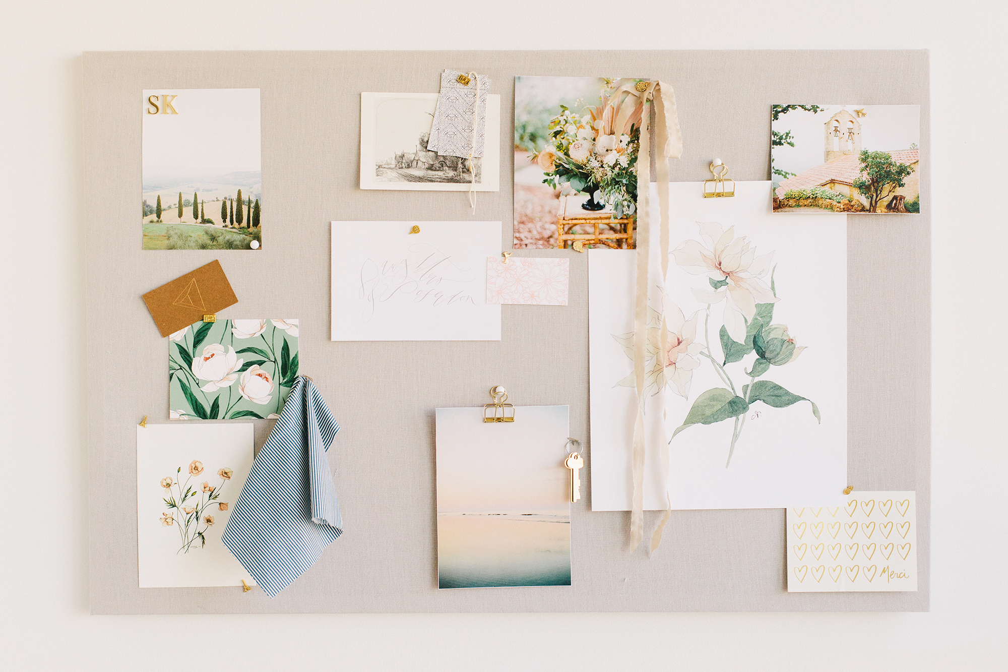 The DIY Linen Pin Board Every Lifestyle Creative Needs · Haven