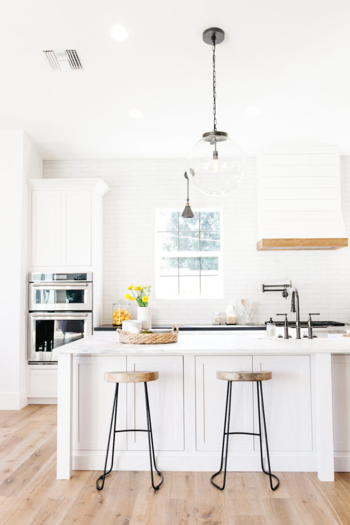 A Fresh + Timeless All-White Home with the Prettiest Kitchen - HAVEN