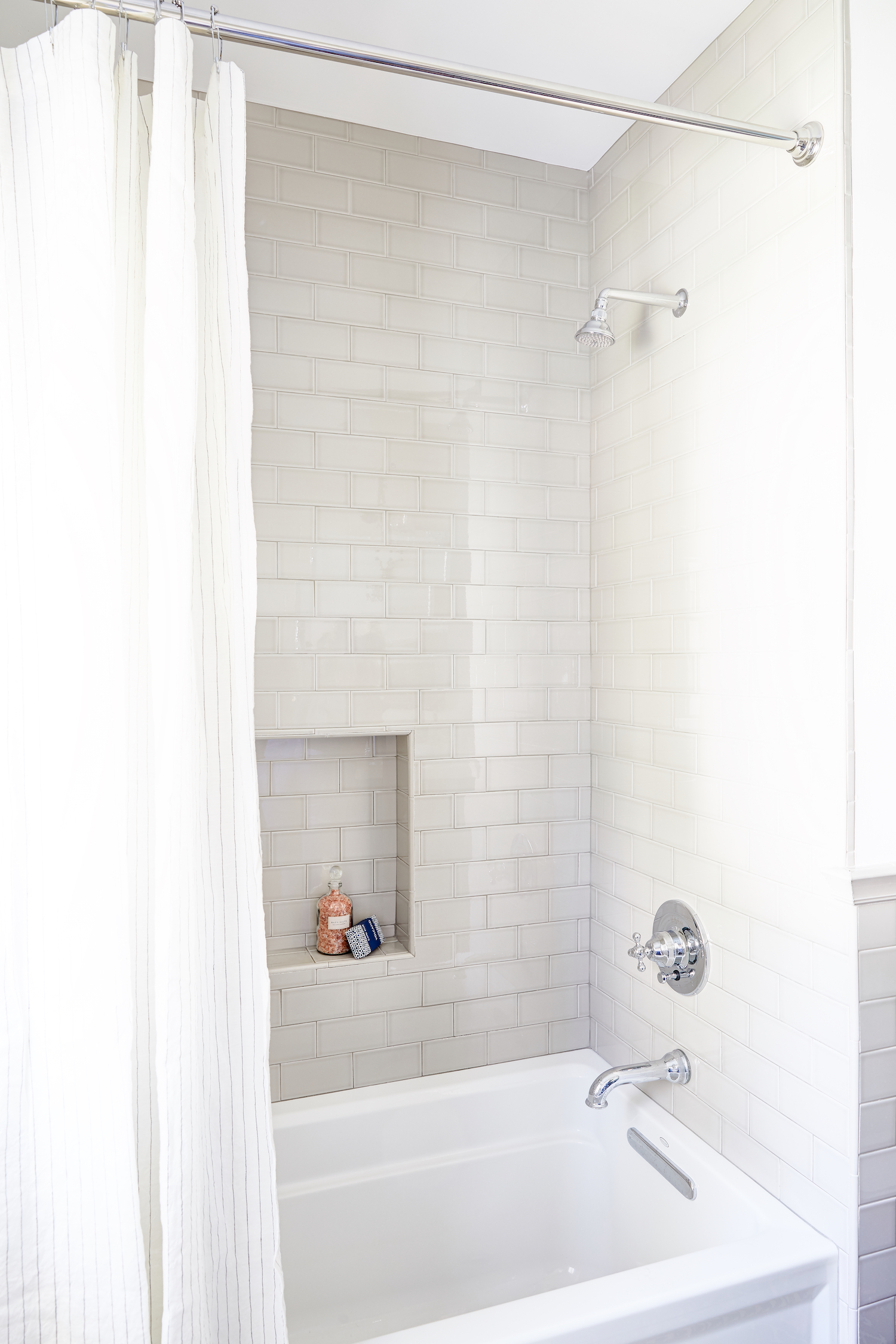 White Bathroom by Phoenix Interior Designer Lexi Westergard Design