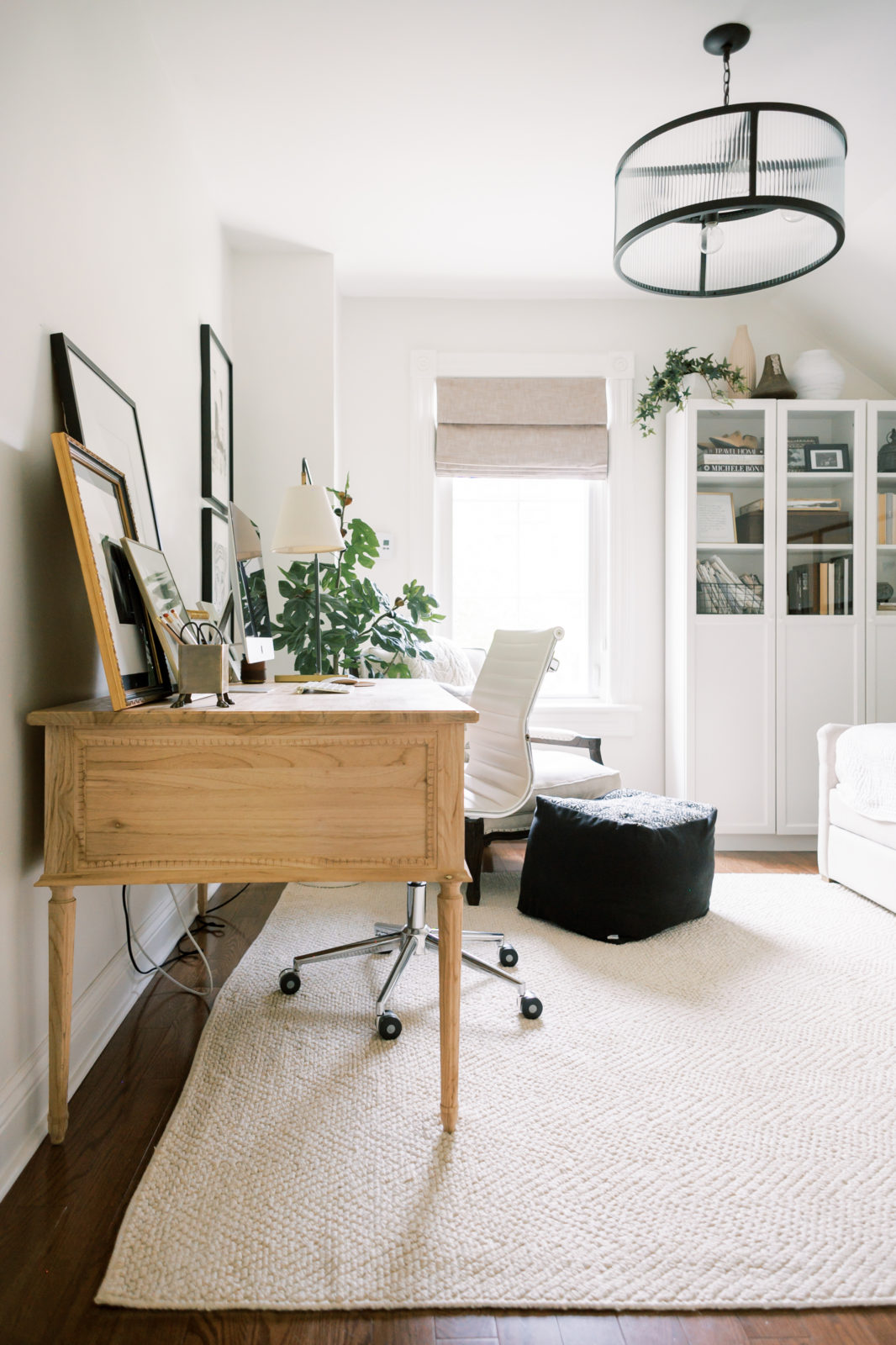 Guest Room Transformed Into Stunning Office for a Work From Home Mama ...