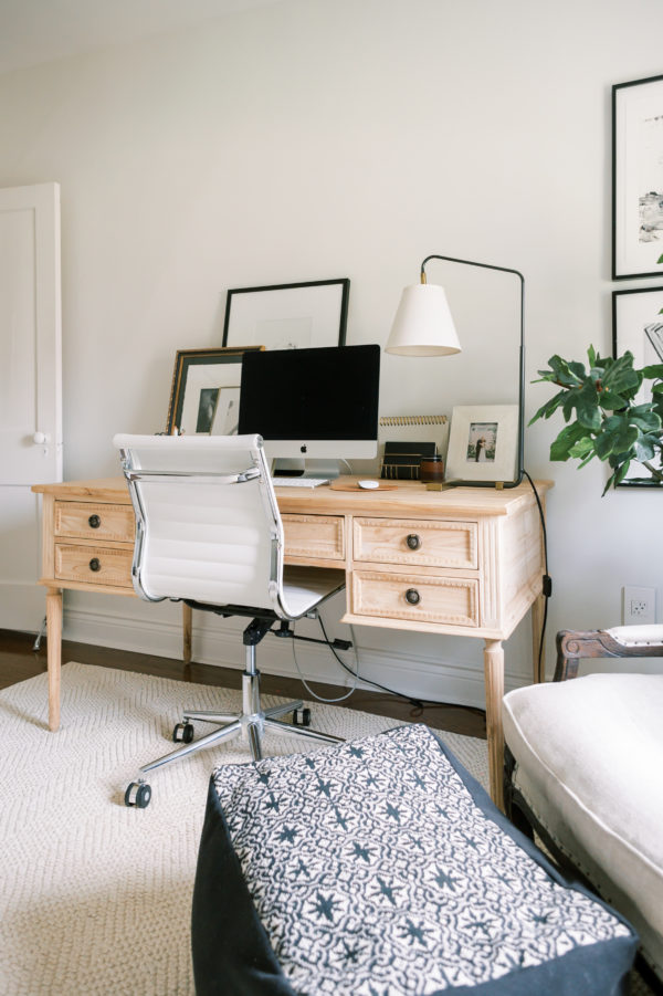 Guest Room Transformed Into Stunning Office for a Work From Home Mama ...