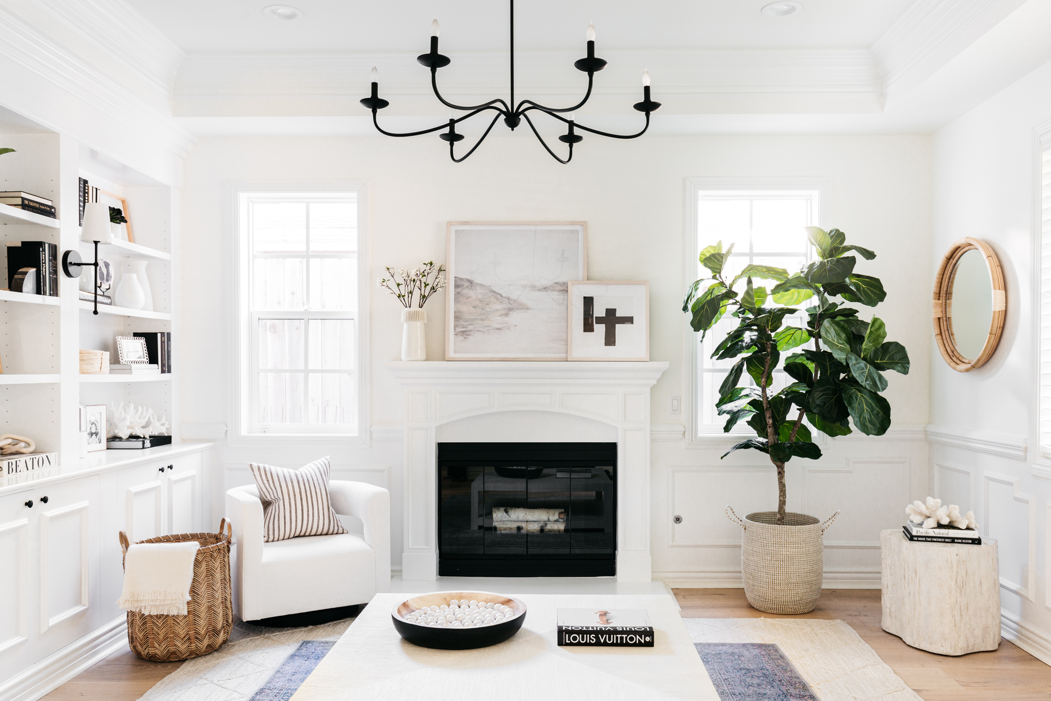 The Perfect White Living Room With Shelf Styling Goals Haven