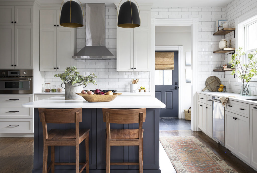 Classic New England Kitchen & Mudroom with a Farmhouse Vibe · Haven