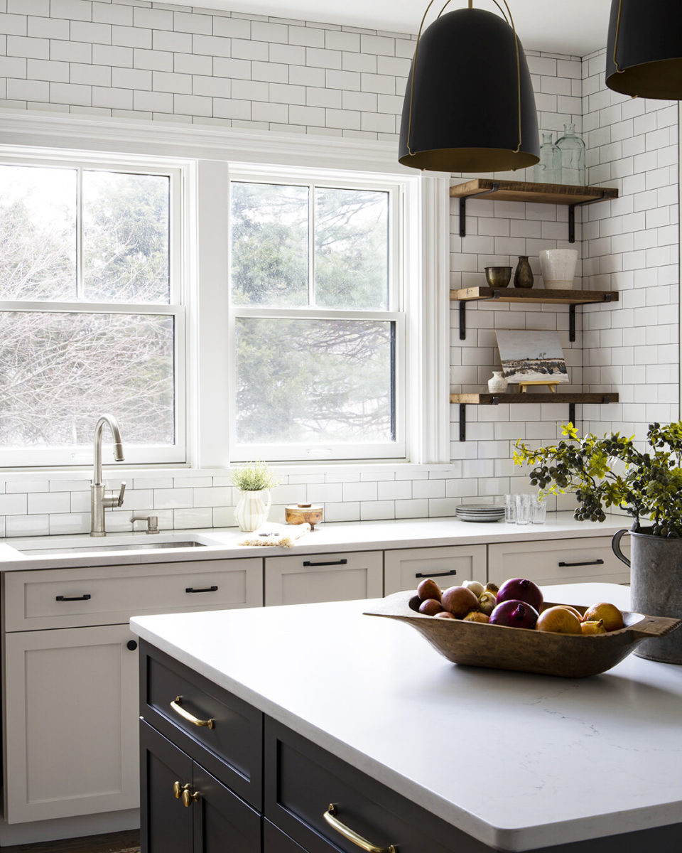 Classic New England Kitchen & Mudroom with a Farmhouse Vibe · Haven